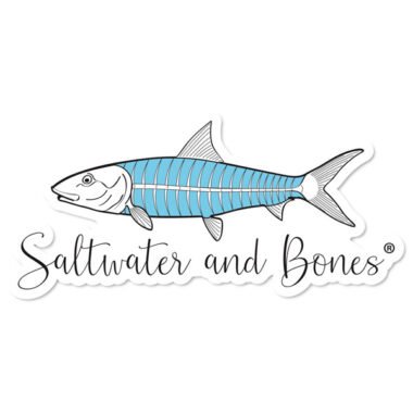 The Saltwater & Bones Original Decal